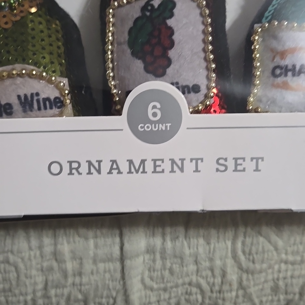 Target Sequin Beverage Ornament Set of 6 - Multicolor - Picture 7 of 8